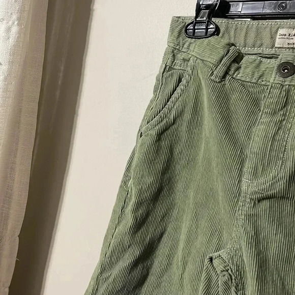 Zara Kids Colorful Collection Green Corduroy Pants - Picture 4 of 8